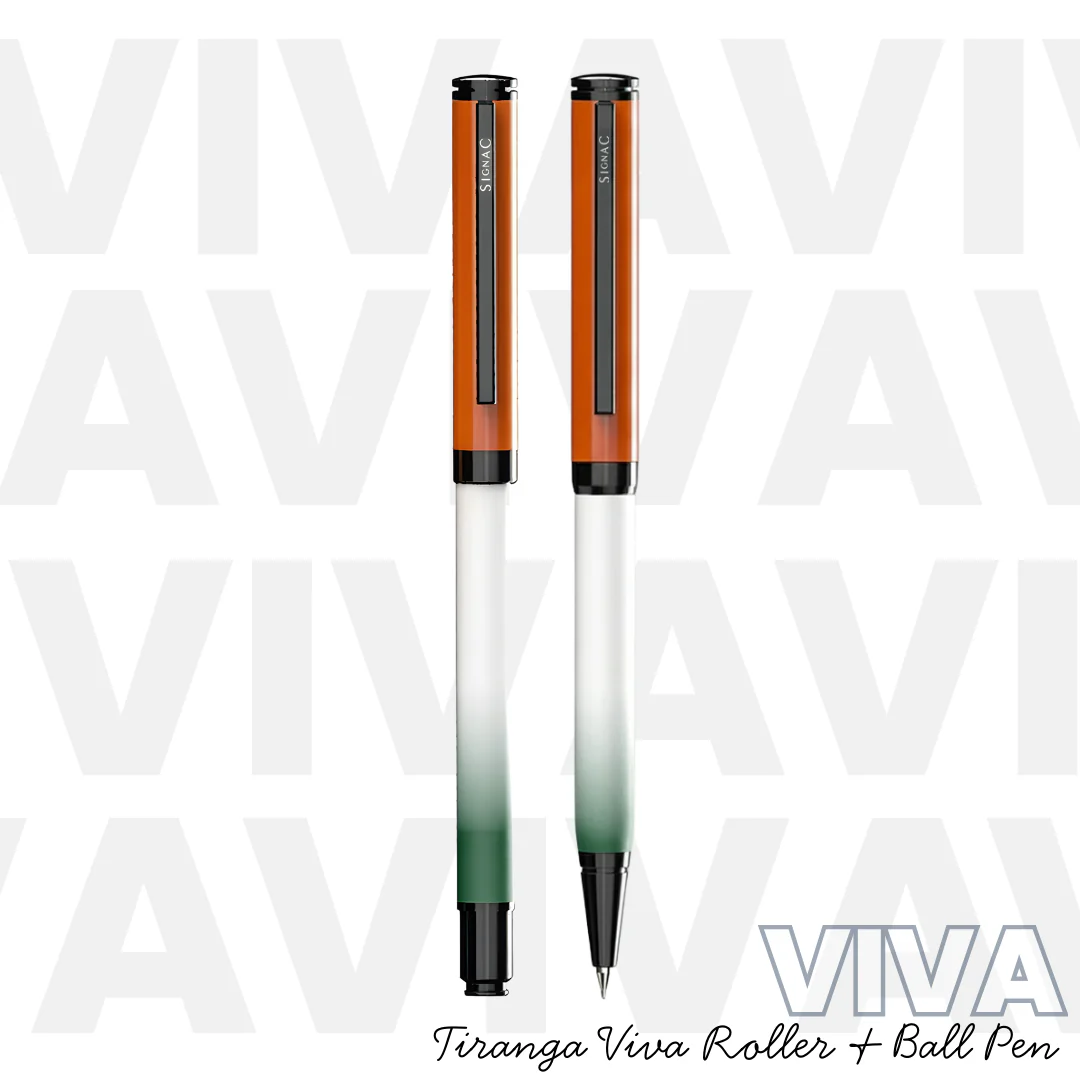 Signac Tiranga Viva Roller & Ball Pen Set – 77th Republic Edition (Set of 2) - Image 3