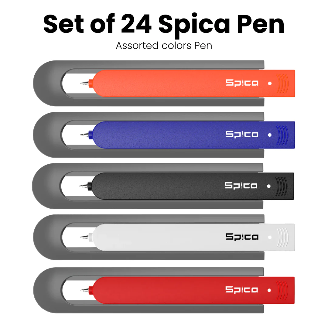 Spica SlidePro Multipurpose Utility Ball Pen (Pack of 24)