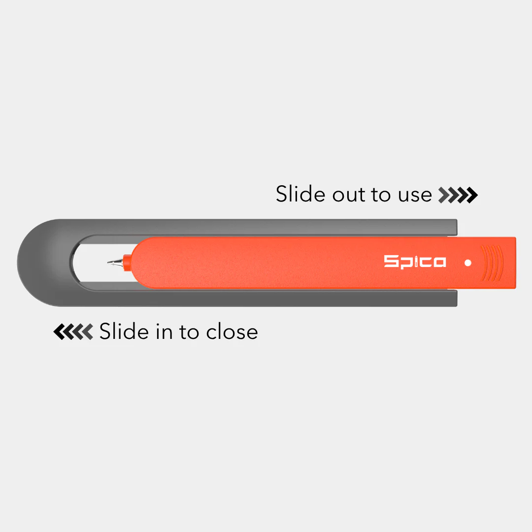 Spica SlidePro Multipurpose Utility Ball Pen - Red - Image 6