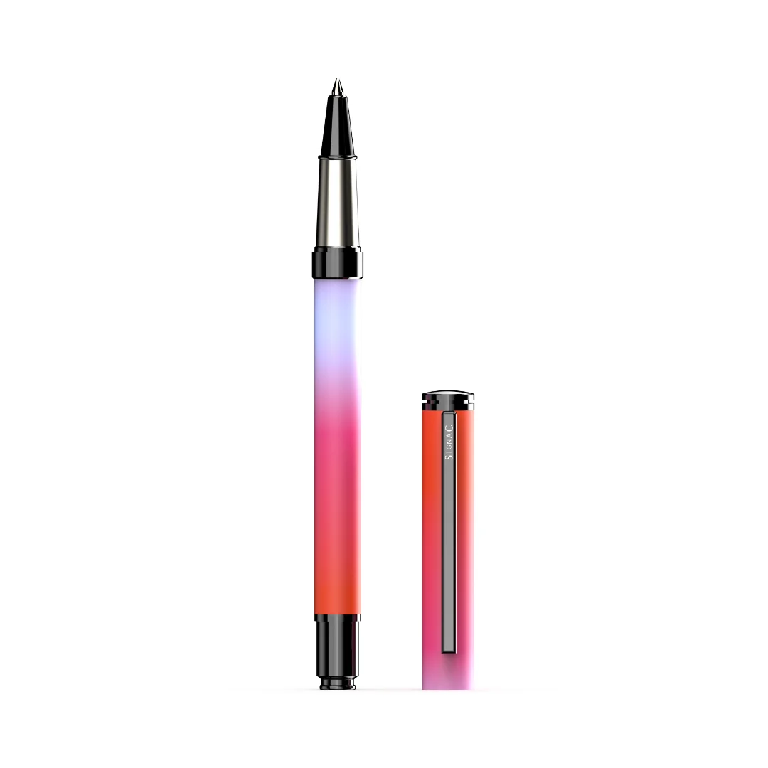 Northern Light Series Dual Shade Premium Metallic Roller Pen with Matte Finish - Fiery Ice - Image 8