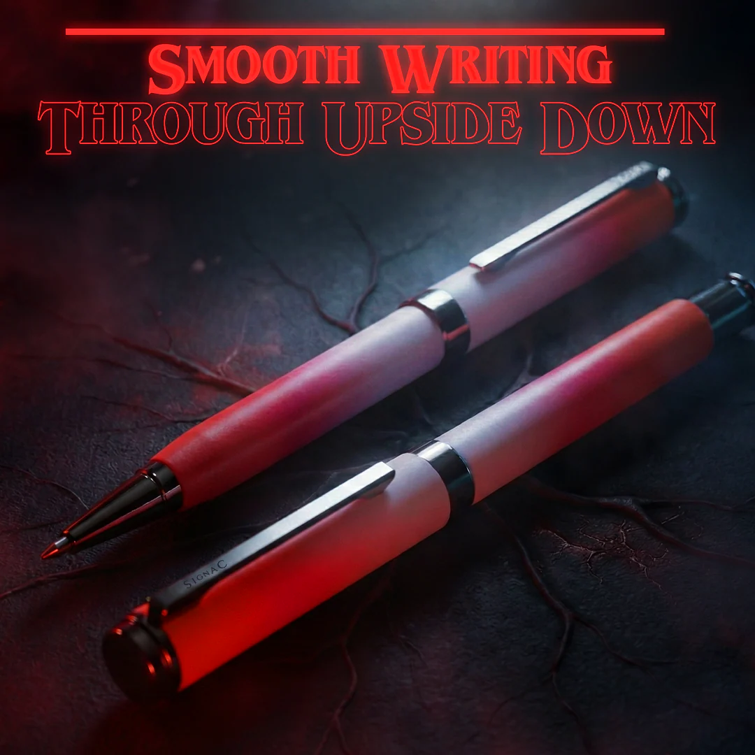 Upside Write Limited Edition Dual Shade Metallic Roller & Ball Pen Set - Image 2