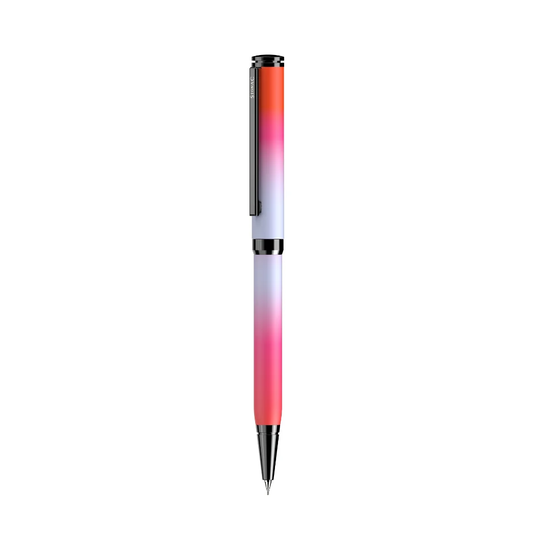 Northern Light Series Dual Shade Premium Metallic Ball Pen with Matte Finish - Fiery Ice - Image 8