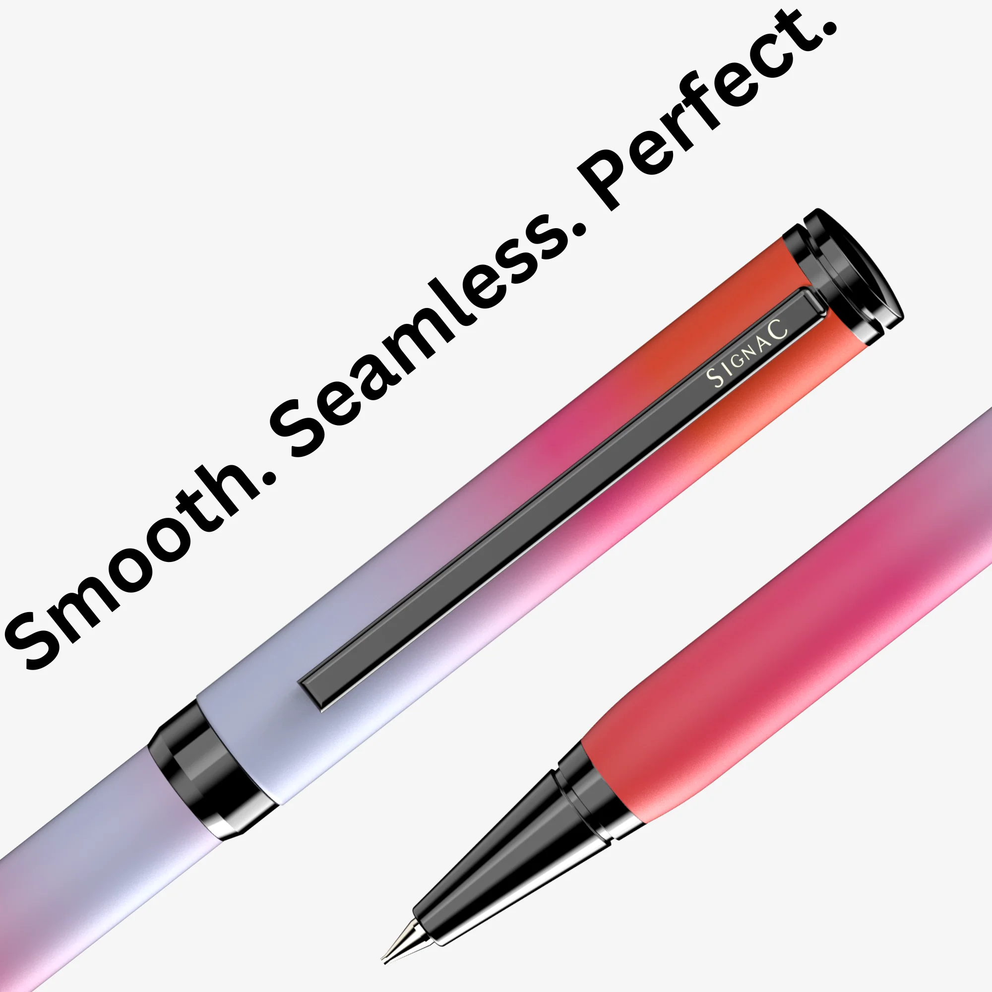 Northern Light Series Dual Shade Premium Metallic Ball Pen with Matte Finish - Fiery Ice - Image 10