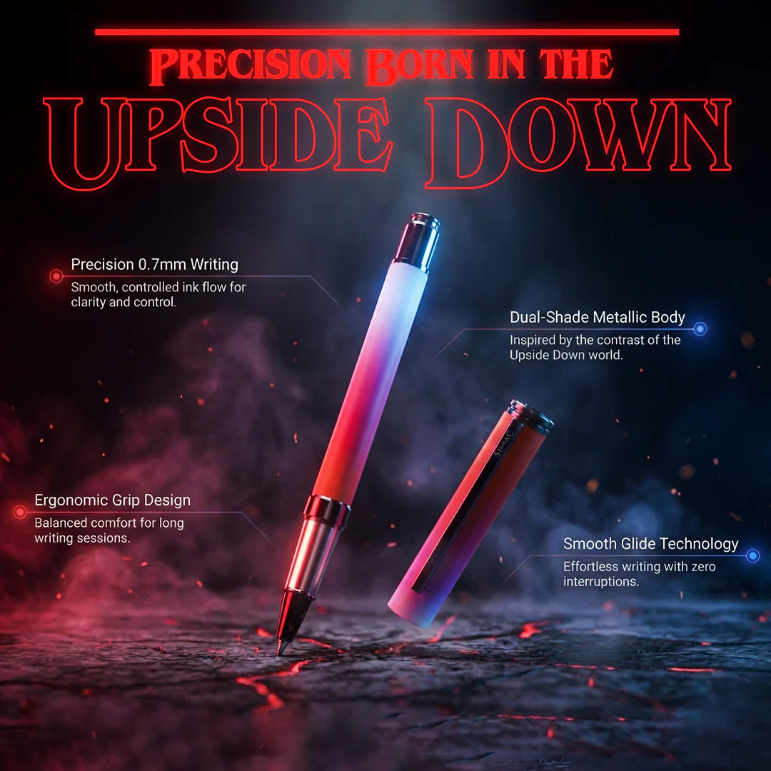 Upside Write Limited Edition Dual Shade Metallic Roller & Ball Pen Set - Image 3