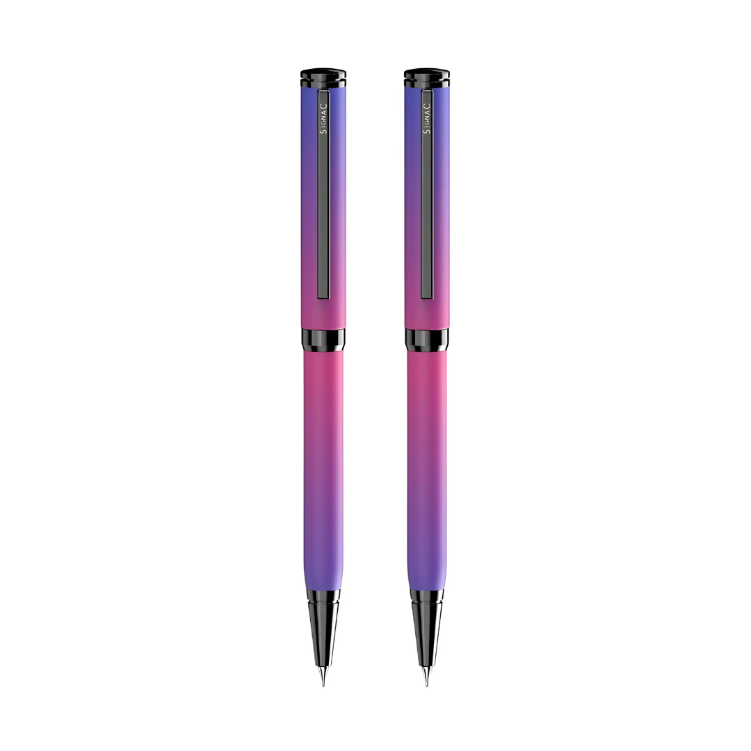 Northern Light Series Dual Shade Premium Metallic Ball Pen with Matte Finish - Aurora Dawn - Image 18