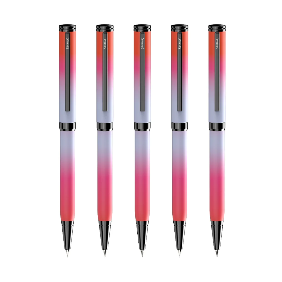 Northern Light Series Dual Shade Premium Metallic Ball Pen with Matte Finish - Fiery Ice - Image 18