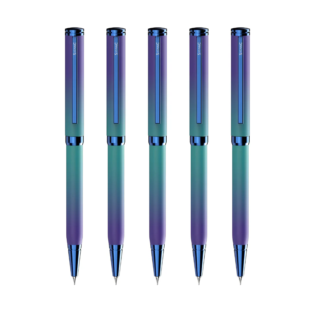 Northern Light Series Dual Shade Premium Metallic Ball Pen with Matte Finish - Arctic Glow - Image 18