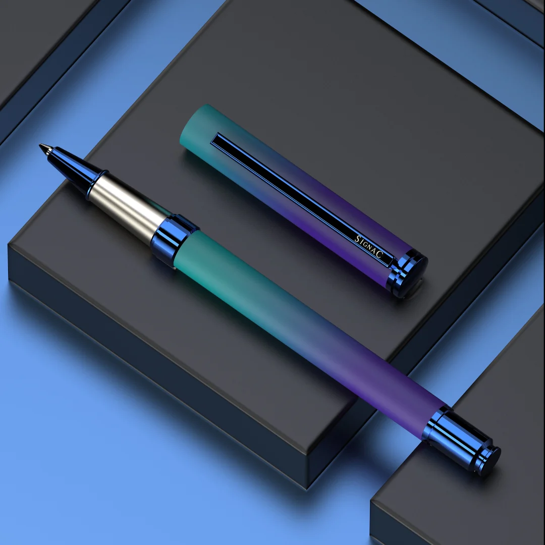 Northern Light Series Dual Shade Premium Metallic Roller Pen with Matte Finish - Arctic Glow - Image 10