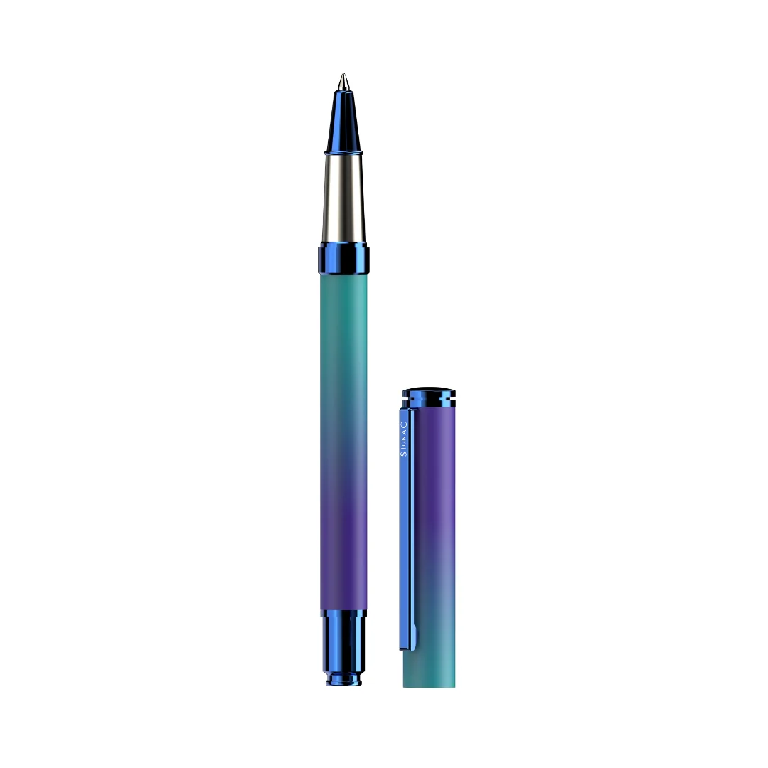 Northern Light Series Dual Shade Premium Metallic Roller & Ball Pen Set with Matte Finish - Arctic Glow - Image 13