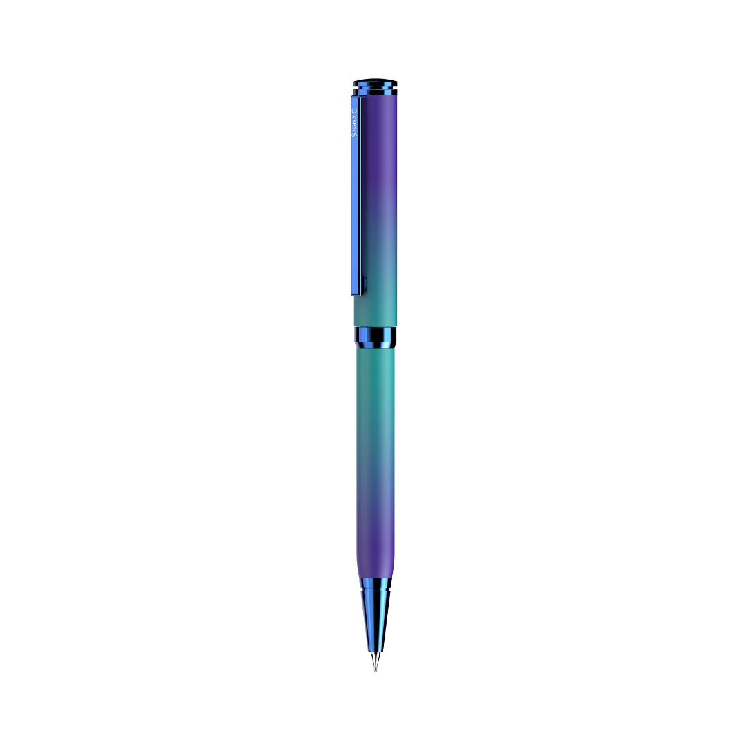 Northern Light Series Dual Shade Premium Metallic Roller & Ball Pen Set with Matte Finish - Arctic Glow - Image 18