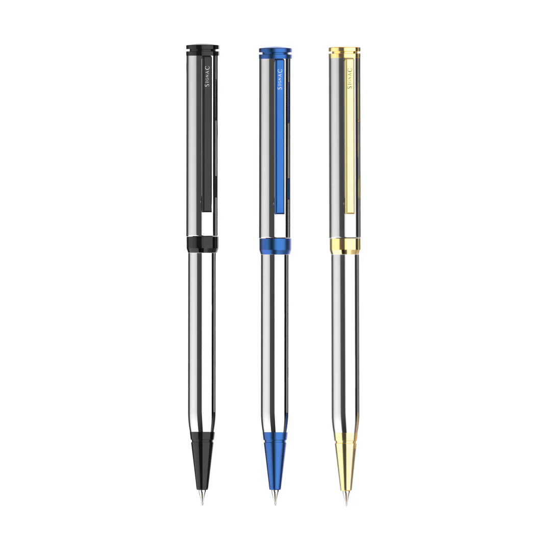 Viva Titanium Series Premium Metallic Plated Ball Pen - Set of 3 - Image 9
