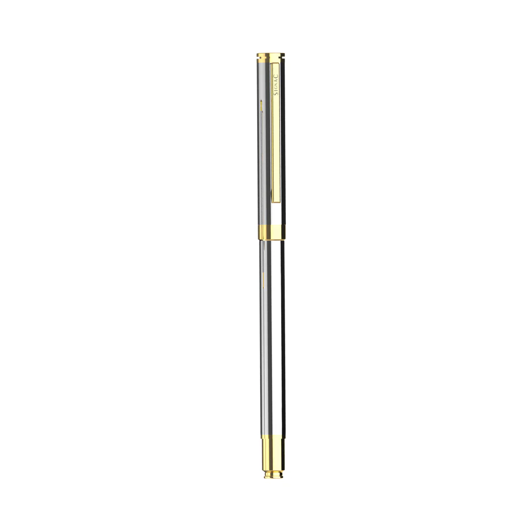 Viva Premium Metallic Plated Roller Pen - Titanium 24K Gold - Image 9