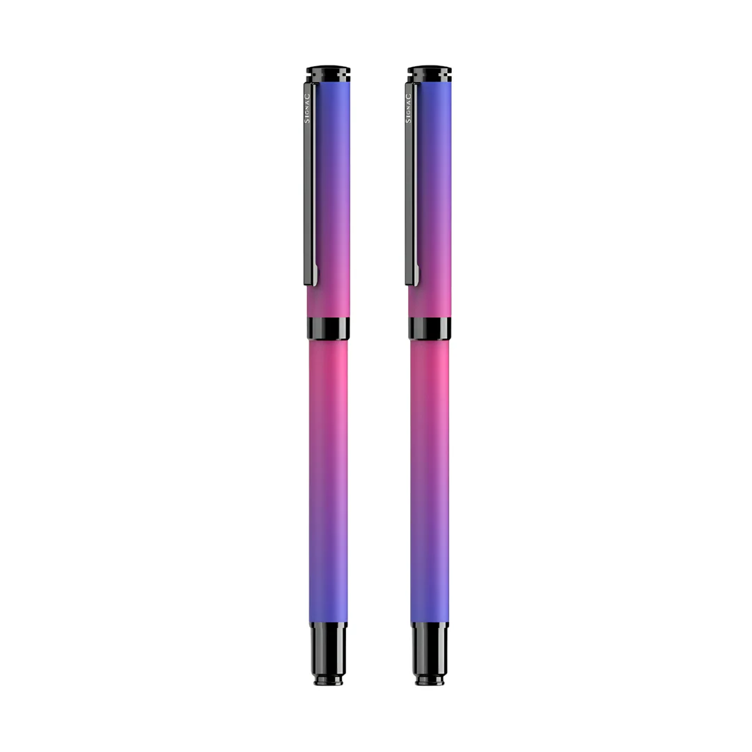 Northern Light Series Dual Shade Premium Metallic Roller Pen with Matte Finish - Aurora Dawn - Image 17