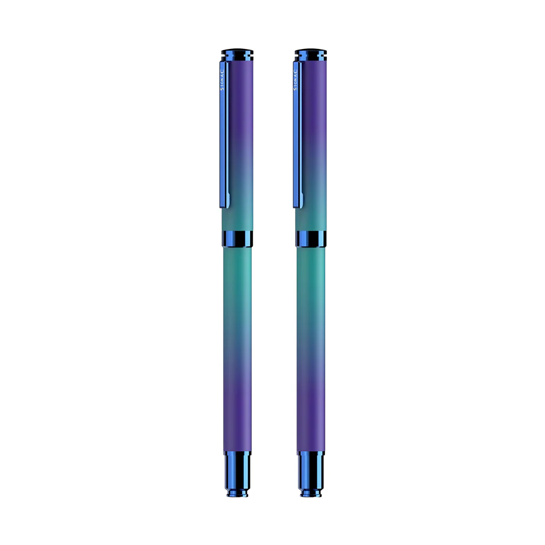 Northern Light Series Dual Shade Premium Metallic Roller Pen with Matte Finish - Arctic Glow - Image 16